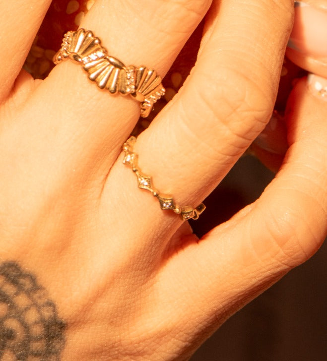 Celeste Eternity Wedding Band