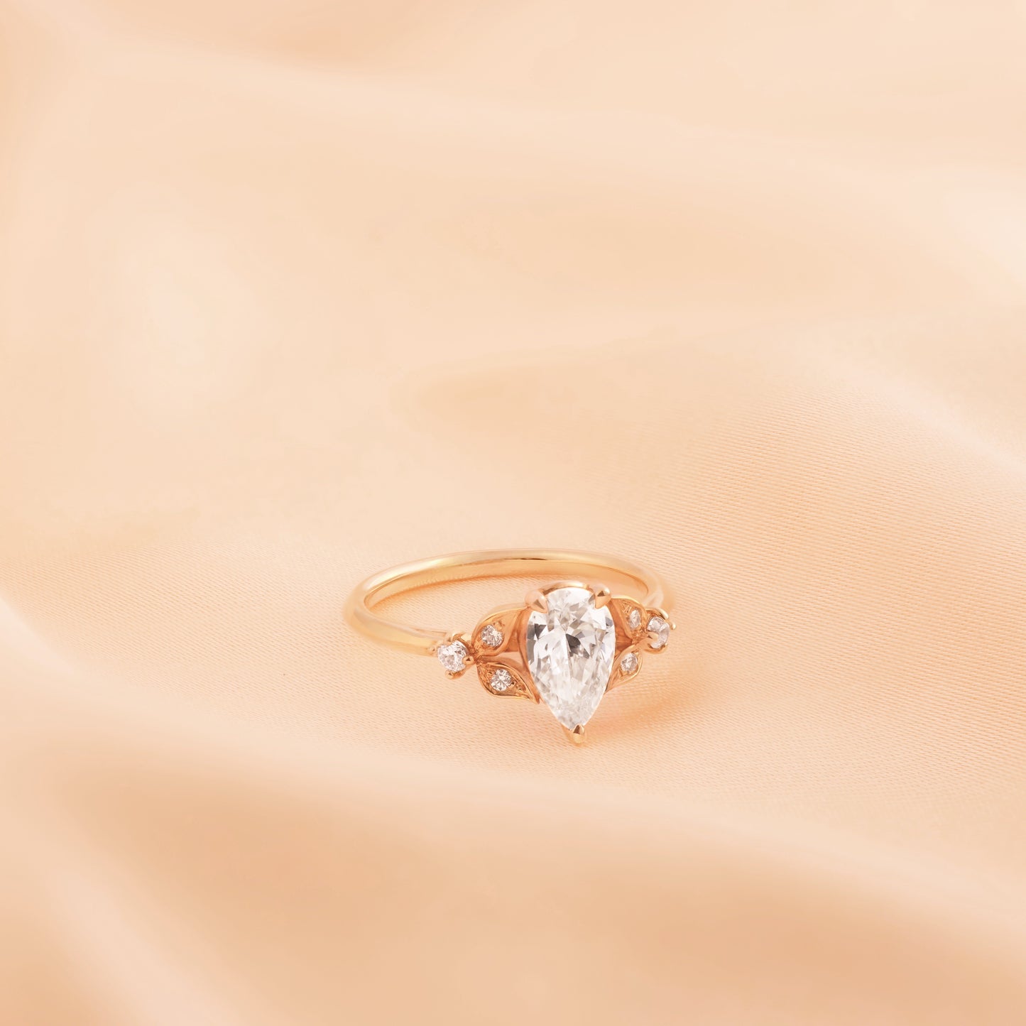 Immortelle Floral Engagement Ring