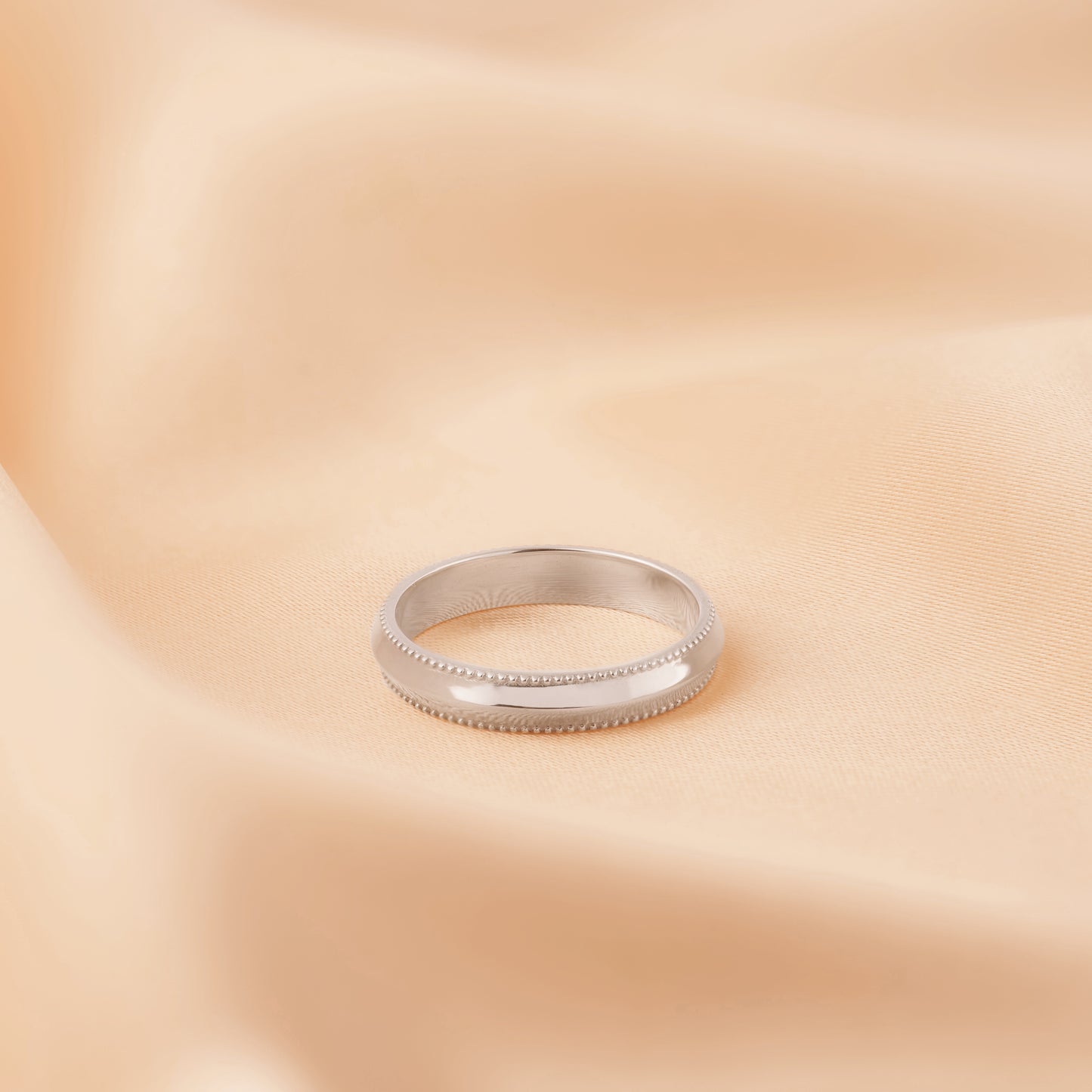 Milgrain Wedding Band