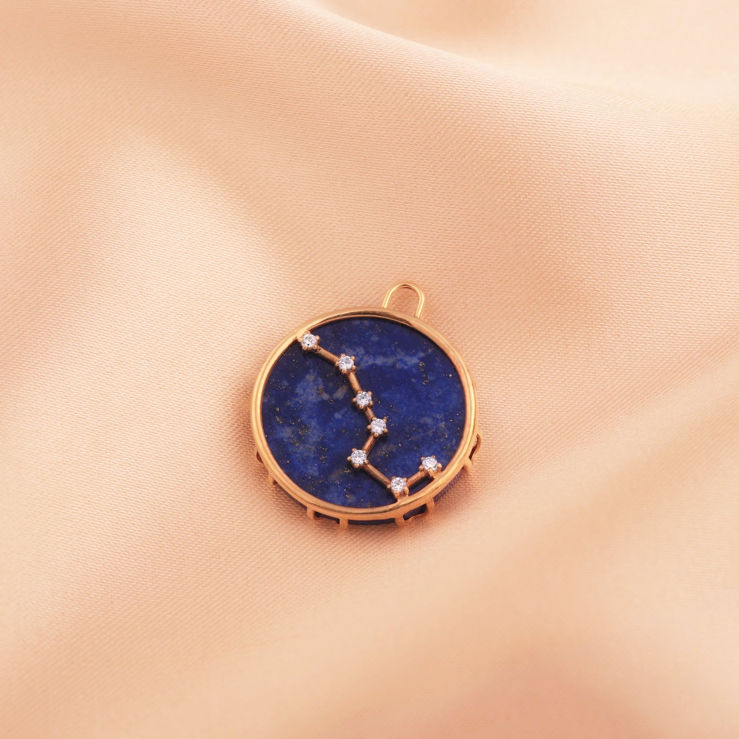 Lapis Big Dipper Charm