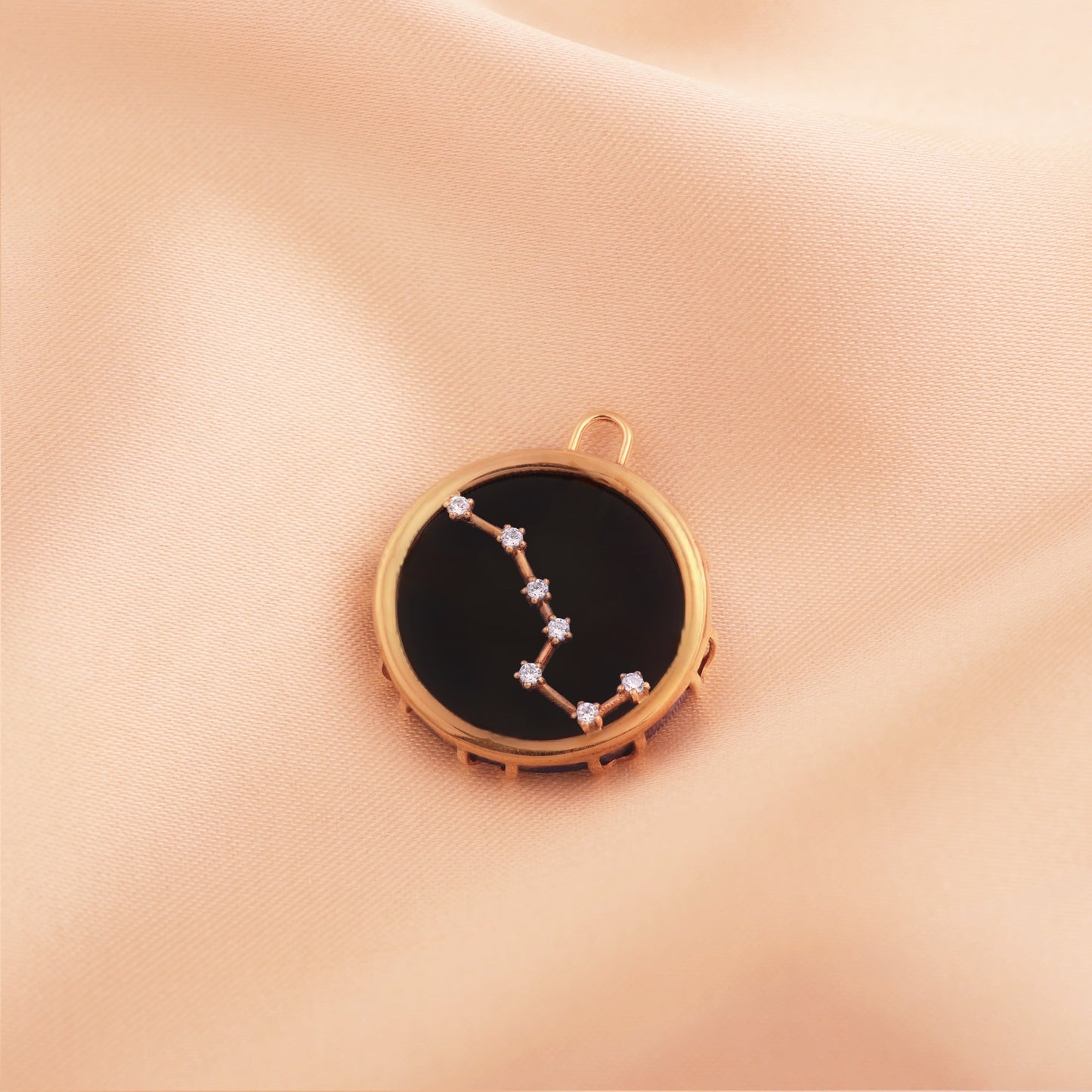 Onyx Big Dipper Charm