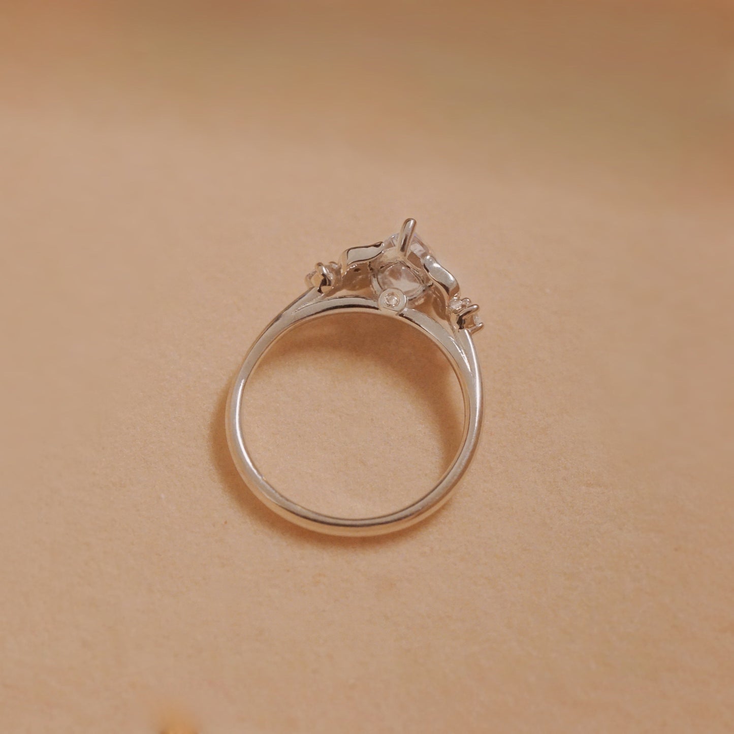 Immortelle Floral Engagement Ring