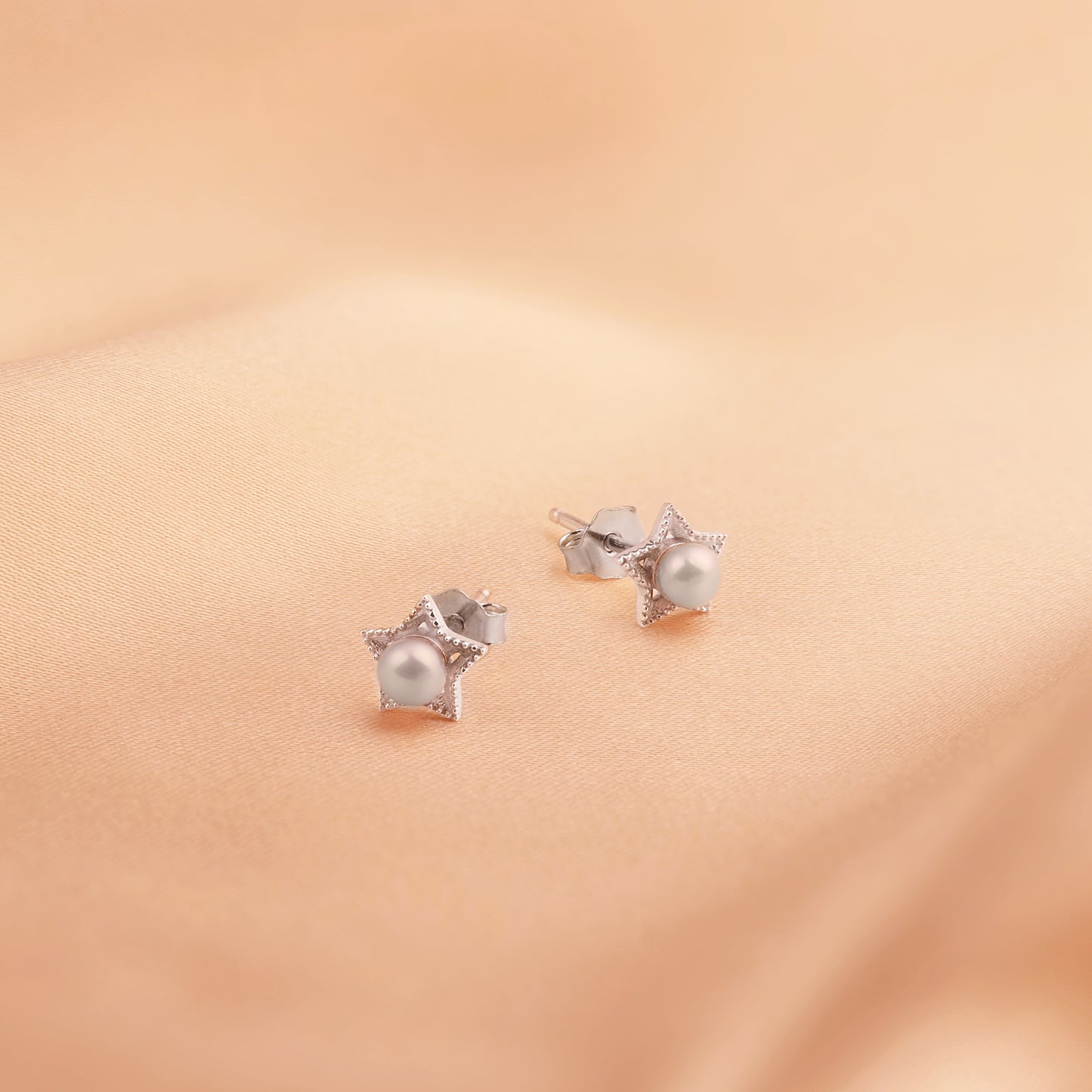 Pearl Star Studs
