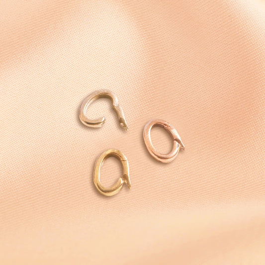 Large 14K Gold Charm Bail